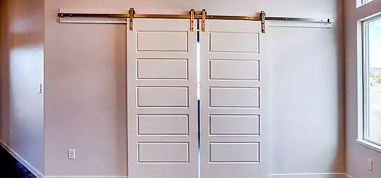 Glass Barn Door with Installation Hardware Kit Battle Creek